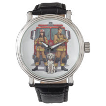 Relógio de Pulso Anime Bombeiros Heróis & Dálmata