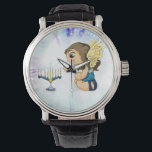 Relógio De Pulso Anjo de Menorah<br><div class="desc">Trabalhos artísticos originais por Thedustyphoenix. http://www.thedustyphoenix.com</div>