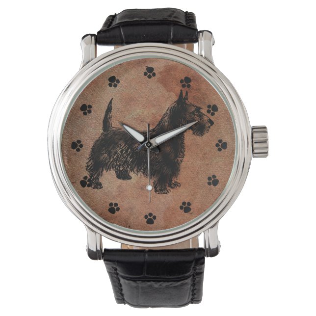 Relógio De Pulso Antiguidade: Scottie Dog Watch (Frente)