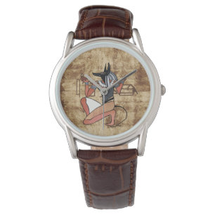 Relógio De Pulso Anubis O Egípcio Guardião