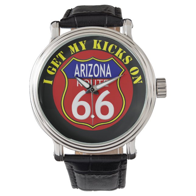 Relógio De Pulso Arizona Route 66 Watch (Frente)