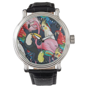 Relógio De Pulso Aves exóticas