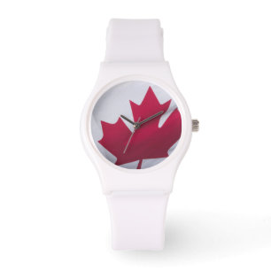 Relógio De Pulso Bandeira Canadense.
