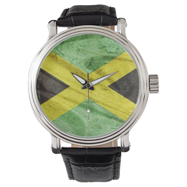 Relógio De Pulso bandeira da Jamaica (Frente)