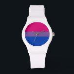 RELÓGIO DE PULSO BANDEIRA DE ORDENAMENTO BISEXUAL<br><div class="desc">Bandeiras e Roupa do Orgulho Bissexual: Incluindo Camisas Bissexuais,  Bolsas Bissexuais,  Bumpers Bissexuais,  Cartões Bissexuais,  Buttons Bissexuais,  Magnetos Bissexuais,  Bolinhos Bissexuais,  Posters Bissexuais,  Adesivos Bissexuais e outros do Compro de Bandeiras do Orgulho.</div>