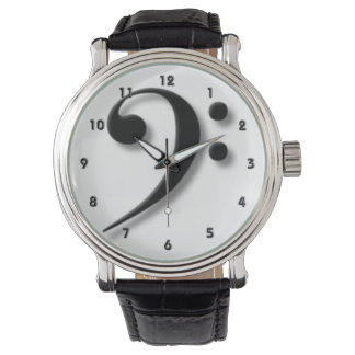 Relógio De Pulso Bass Clef Watch de Leslie Harlow