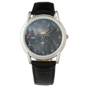 Relógio De Pulso Batman Olhando Pela Cidade