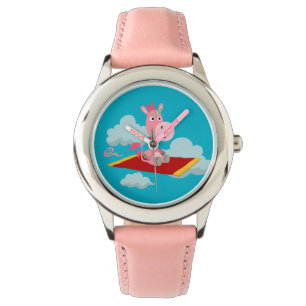 Relógio De Pulso Bela Cartoon Magic Carpet Watch do Unicórnio