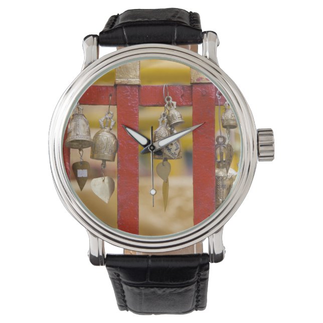 Relógio De Pulso Beliscos budistas no Templo de Doi Suthep (Frente)