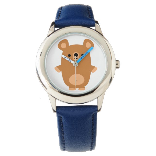 Relógio De Pulso Belo e Forte Urso de Cartoons (Frente)