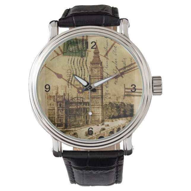 Relógio De Pulso Big ben da Torre de Londres (Frente)