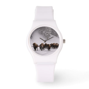 Relógio De Pulso Bisonte no inverno