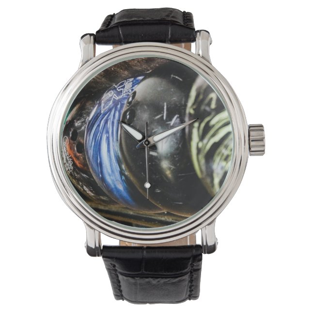 Relógio De Pulso Bolas de boliche (Frente)