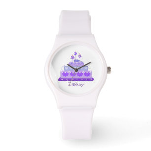 Relógio De Pulso Bolo Princesa com Nome
