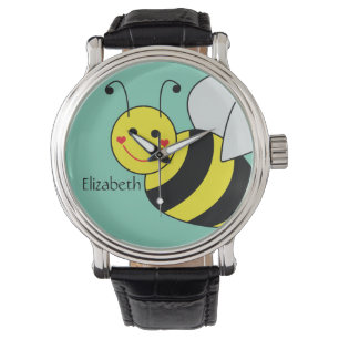 Relógio De Pulso Bonito Bumble Bee Personalizado