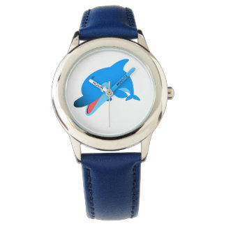 Relógio De Pulso Bonito Salto de Cartoon Dolphin Watch
