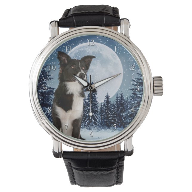 Relógio De Pulso Border Collie Watch (Frente)