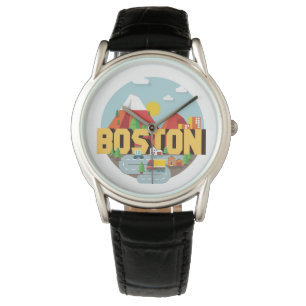 Relógio De Pulso Boston Como Destino