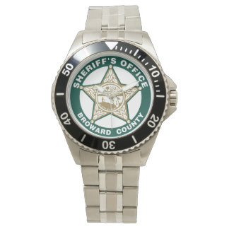Relógio De Pulso Broward Sheriffs Office CREST
