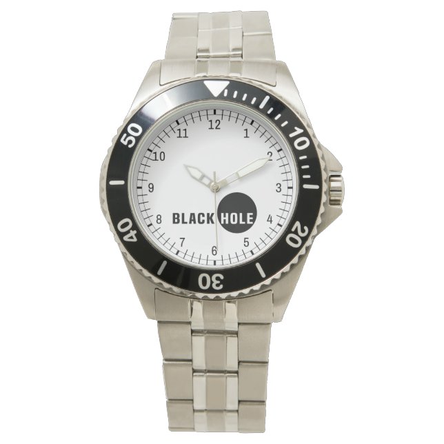 Relógio De Pulso Buraco Negro (Frente)