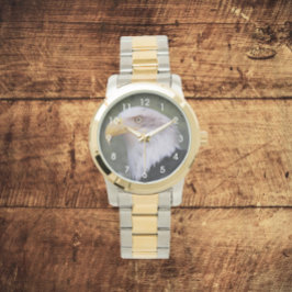 Relógio De Pulso Cabeça de Águia Bald Americana