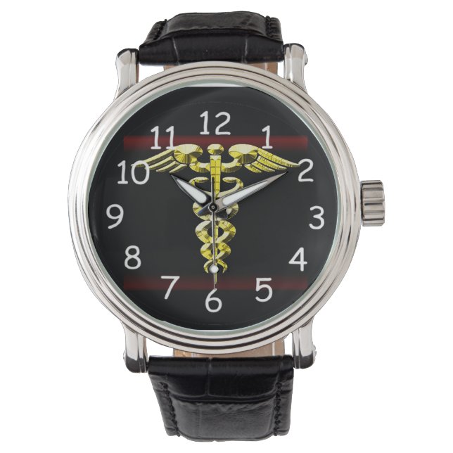 Relógio De Pulso Caduceus Wrist Watch (Frente)