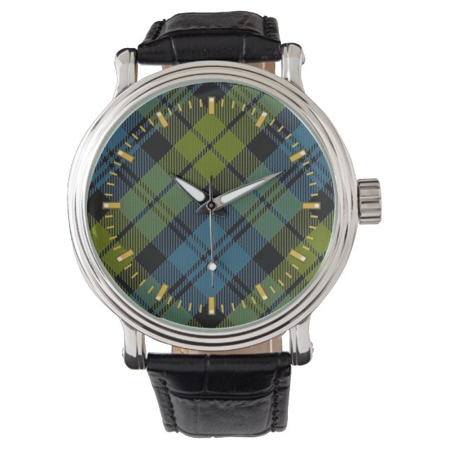 Relógio De Pulso Campbell Tartan Watch (Frente)