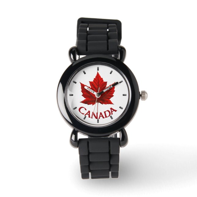 Relógio De Pulso Canadá Assista Legal no Canadá, Souvenir Wrist Wat (Frente)