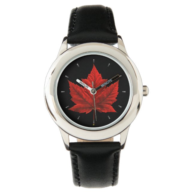 Relógio De Pulso Canada Watch Canada Maple Leaf Souvenir (Frente)