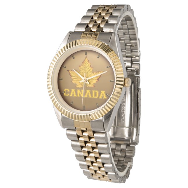Relógio De Pulso Canada Watch Canada Maple Leaf Souvenir (Angular)