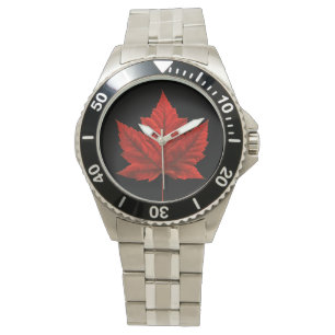 Relógio De Pulso Canada Watch Canada Maple Leaf Souvenir Wristwatch