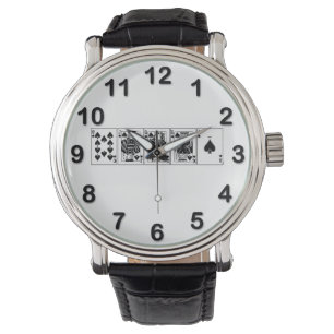 Relógio De Pulso Casino Night Poker Royal Hetero Flush Spades
