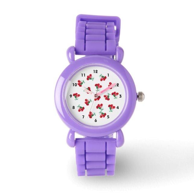 Relógio De Pulso Cherries Watch (Frente)