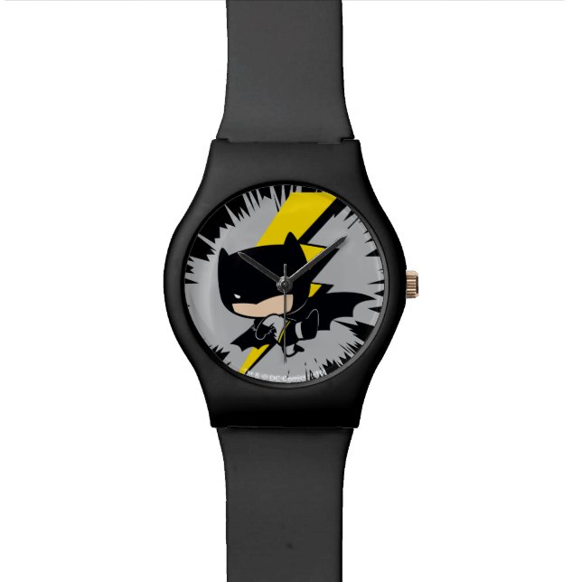 Relógio De Pulso Chibi Batman Lightning Kick (Detalhe)