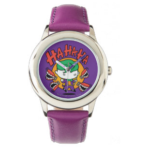 Relógio De Pulso Chibi Joker Com Dentes De Brinquedo