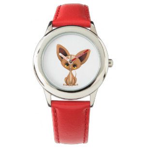 Relógio De Pulso Chihuahua Puppy Dog Cartoon Watch