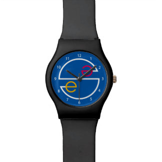 Relógio De Pulso Circle of "Sea"