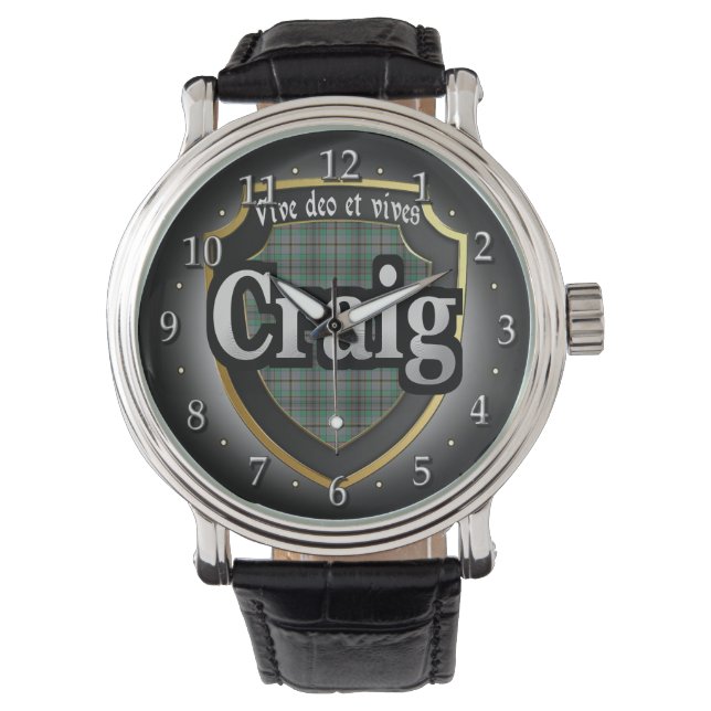 Relógio De Pulso Clan Craig Scotland Celebration Watch (Frente)