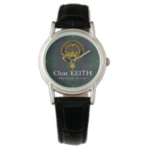 Clan Keith "perdido" crest & tartan watch