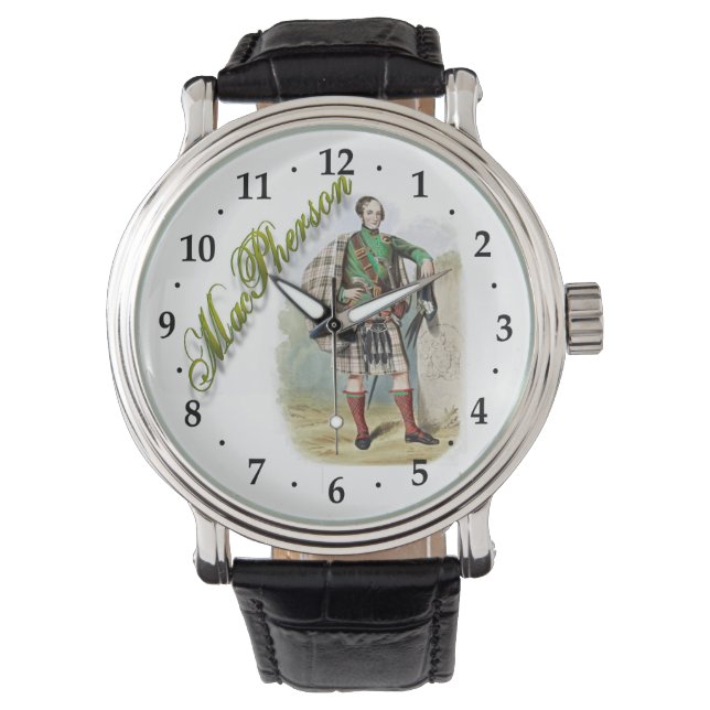 Relógio De Pulso Clan MacPherson Scottish Dream Watch (Frente)