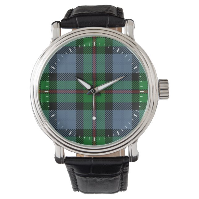 Relógio De Pulso Clan Smith Tartan (Frente)