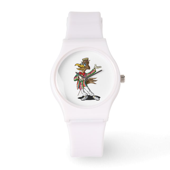 Relógio De Pulso Classic Cartoon Watch | Junção Quadrada de Qwiznib (Frente)