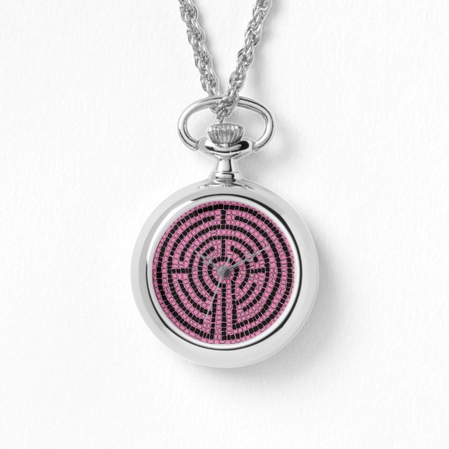 Relógio de Pulso com Colar de Prata LABYRINTH XVI (Frente)