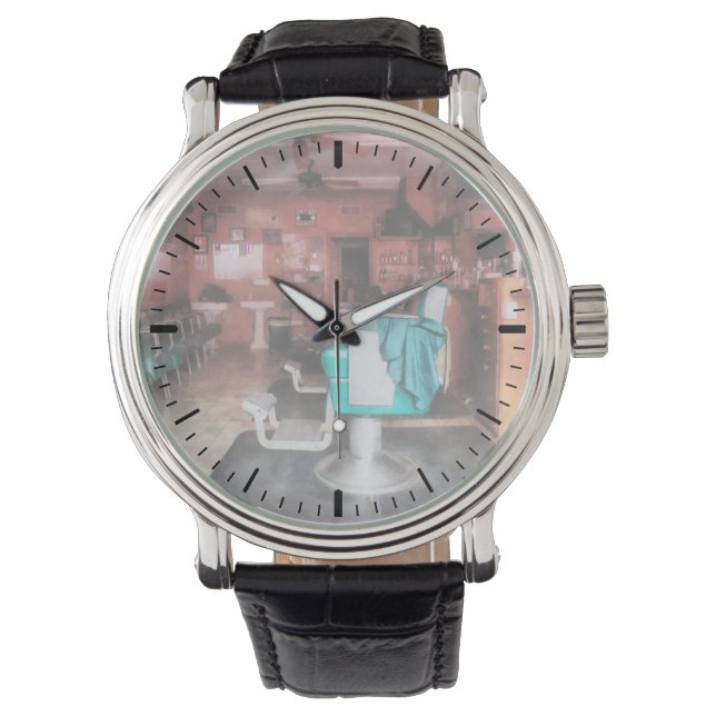 Relógio De Pulso Compro Barber Com Câmaras De Barber Verde (Frente)