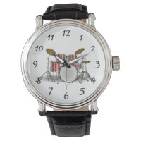 Conjunto de tambores Ilustrado