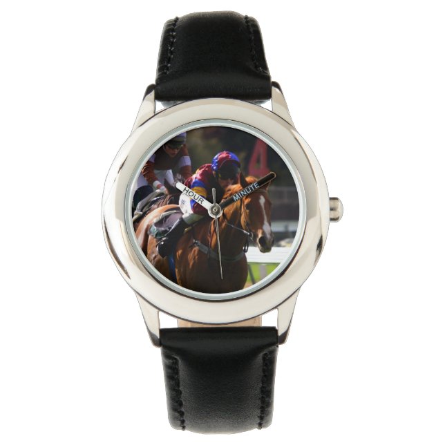 Relógio De Pulso Corrida de Cavalo (Frente)