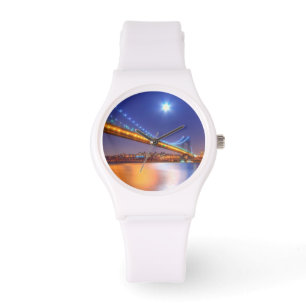 Relógio De Pulso Crepúsculo, George Washington BridgePalisades, NJ