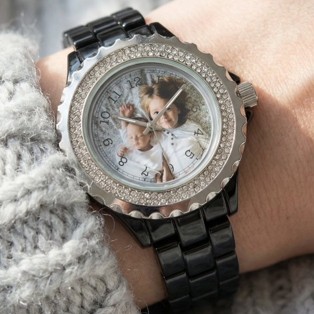 Relógio De Pulso Crie sua própria foto personalizada (Criador carregado)