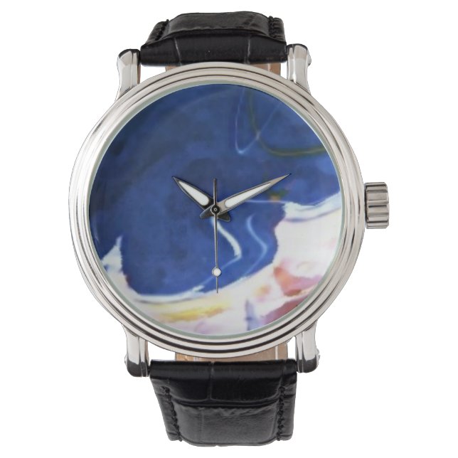 Relógio De Pulso Custom reloj blue (Frente)