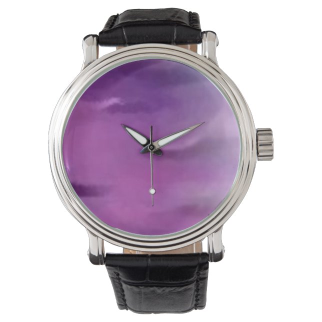Relógio De Pulso Custom reloj violet (Frente)